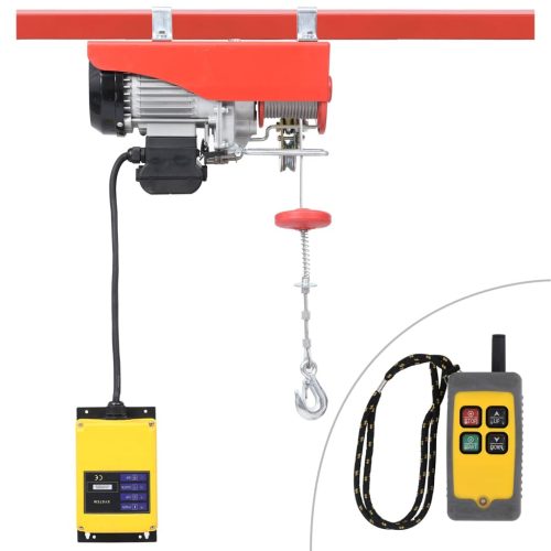 vidaXL elektromos emelő vezeték nélküli távirányítóval 1000W 300/600kg