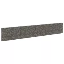   vidaXL horganyzott acél gabion fal fedéllel 900 x 30 x 150 cm