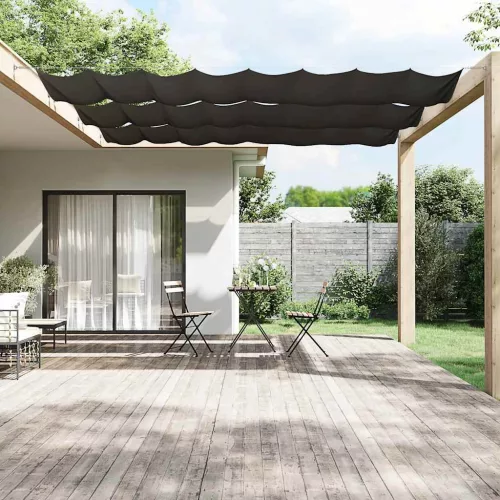 vidaXL antracitszürke oxford-szövet függőleges napellenző 180x1000 cm
