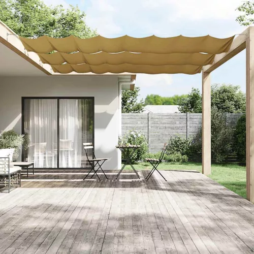 vidaXL bézs oxford-szövet függőleges napellenző 140 x 1000 cm