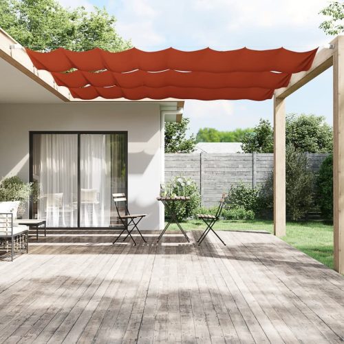 vidaXL terrakotta oxford szövet függőleges napellenző 60 x 600 cm