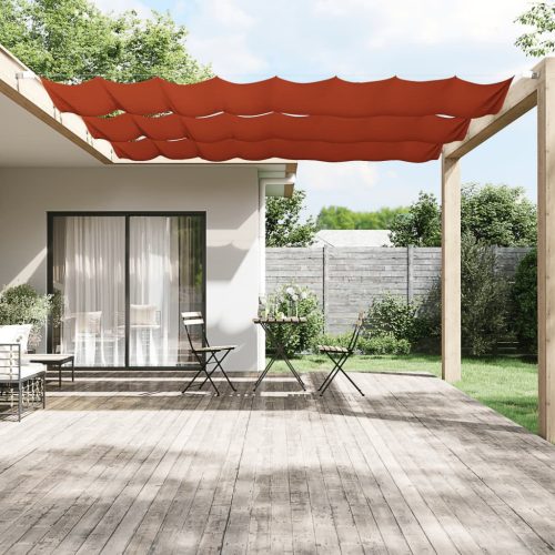 vidaXL terrakotta oxford-szövet függőleges napellenző 60 x 800 cm