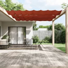   vidaXL terrakotta oxford-szövet függőleges napellenző 140x360 cm
