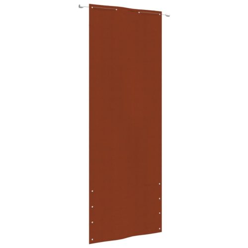 vidaXL terrakotta oxford szövet erkélyparaván 80 x 240 cm