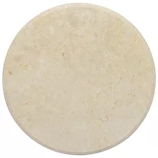 vidaXL krémszínű márvány asztallap Ø60 x 2,5 cm