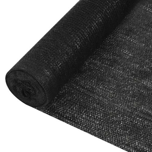 vidaXL fekete HDPE belátásgátló háló 1,2 x 10 m 150 g/m²