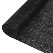  vidaXL fekete HDPE belátásgátló háló 1,5 x 50 m 195 g/m²