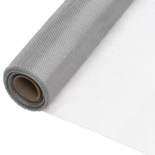 vidaXL ezüstszínű rozsdamentes acélháló 80 x 500 cm