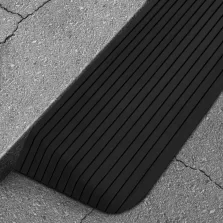 vidaXL gumi küszöbrámpa 110 x 41 x 5 cm