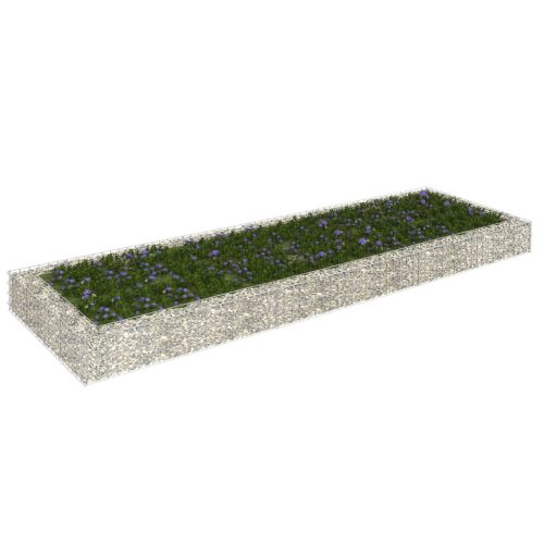 vidaXL horganyzott acél gabion magaságyás 300 x 100 x 20 cm