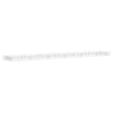   vidaXL horganyzott acél gabion magaságyás 600 x 100 x 20 cm