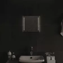 vidaXL LED-es fürdőszobatükör 30x30 cm
