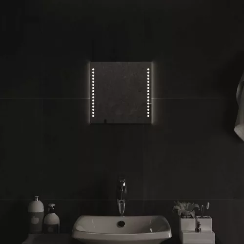 vidaXL LED-es fürdőszobatükör 30x30 cm