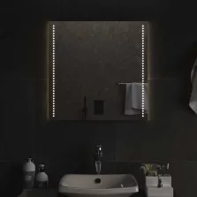 vidaXL LED-es fürdőszobatükör 60x60 cm