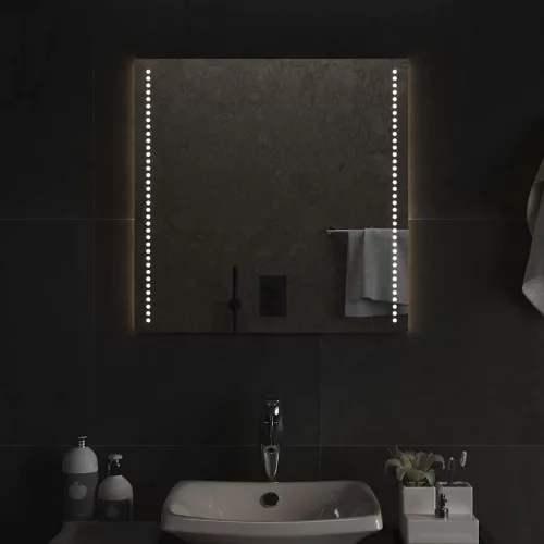 vidaXL LED-es fürdőszobatükör 60x60 cm
