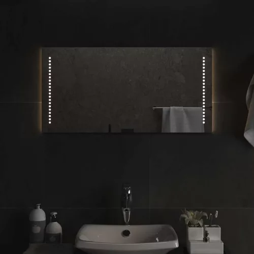 vidaXL LED-es fürdőszobatükör 80 x 40 cm