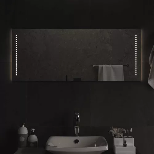vidaXL LED-es fürdőszobatükör 100x40cm
