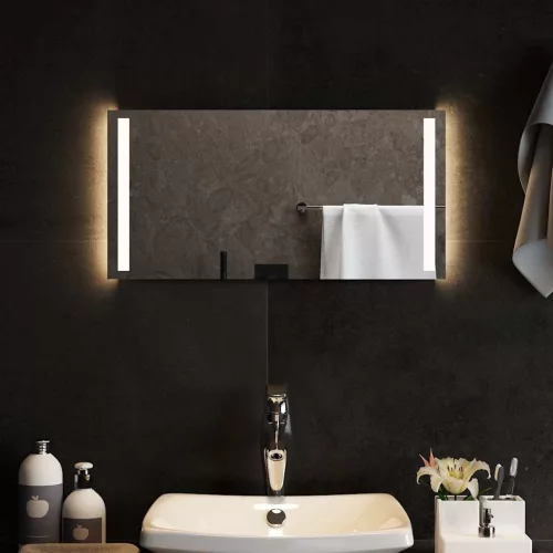 vidaXL LED-es fürdőszobatükör 60x30 cm