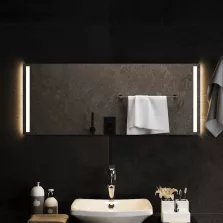vidaXL LED-es fürdőszobatükör 100x40cm
