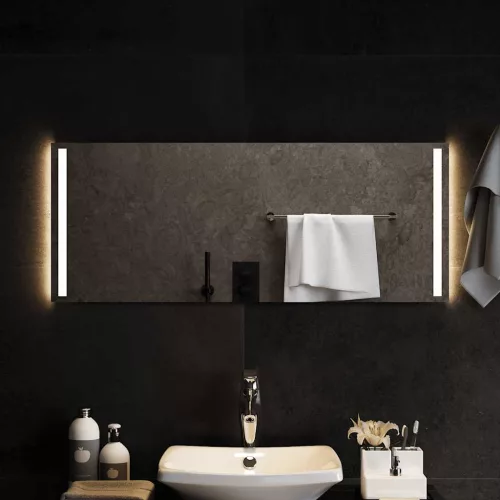 vidaXL LED-es fürdőszobatükör 100x40cm