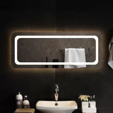 vidaXL LED-es fürdőszobatükör 100x40cm