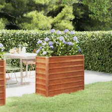   vidaXL rozsda színű corten acél kerti magaságyás 100 x 40 x 77 cm