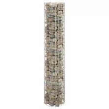  vidaXL kör alakú horganyzott acél gabion oszlop Ø30 x 150 cm