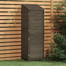   vidaXL antracit tömör fenyőfa kerti fészer 55x52x174,5 cm