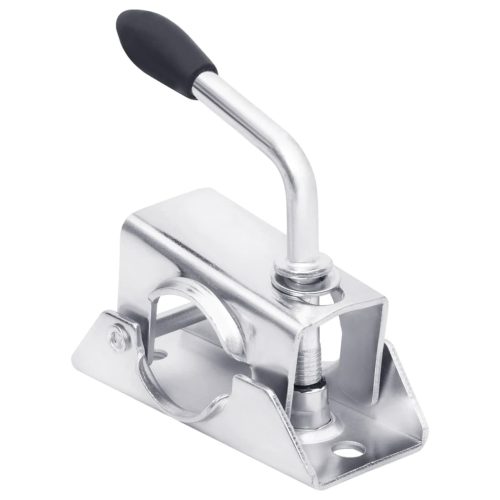 vidaXL horganyzott acél bilincs utánfutó orrkerékhez 13,5x6,5x14 cm