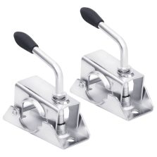   vidaXL 2 db horganyzott acél bilincs utánfutó kerékhez 13,5x6,5x14 cm