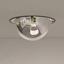 vidaXL teljes kupolás közlekedési tükör Ø40 cm akril