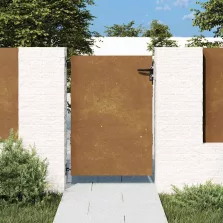 vidaXL corten acél kerti kapu 85 x 125 cm