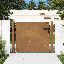 vidaXL Corten acél kerti kapu 100x75 cm