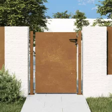 vidaXL Corten acél kerti kapu 100x125 cm