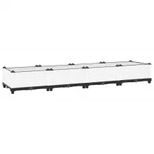 vidaXL polipropilén magaságyás 160 x 40 x 23 cm