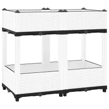 vidaXL polipropilén magaságyás 80 x 40 x 71 cm