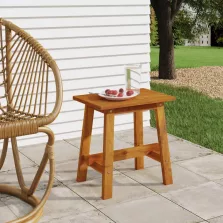   vidaXL téglalap alakú tömör akácfa ülőke 45 x 29 x 45 cm