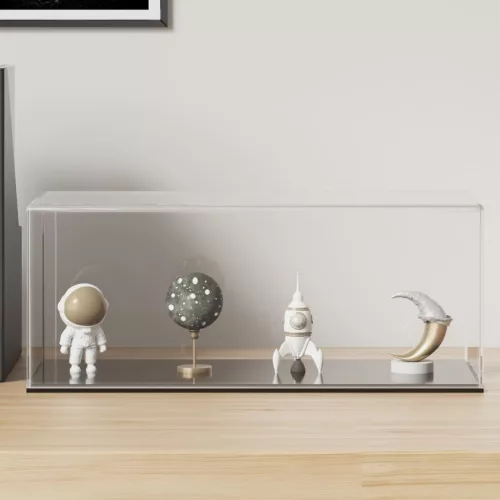 vidaXL átlátszó akril bemutatódoboz 34x16x14 cm