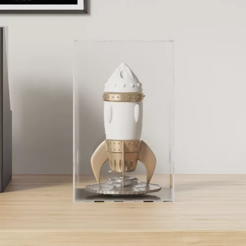 vidaXL átlátszó akril bemutatódoboz 14x14x22 cm