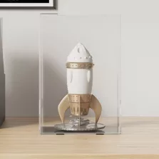 vidaXL átlátszó akril kiállító doboz 17 x 12 x 25 cm