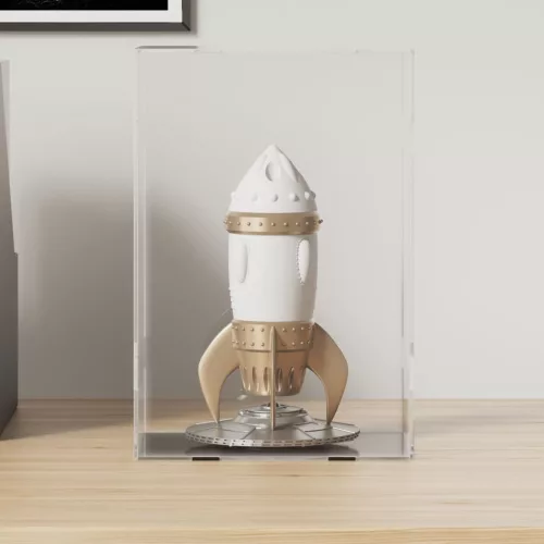 vidaXL átlátszó akril kiállító doboz 17 x 12 x 25 cm