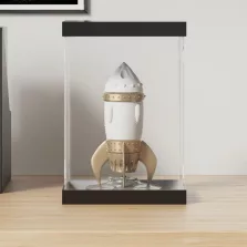 vidaXL átlátszó akril bemutatódoboz 17x12x25 cm