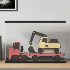 vidaXL átlátszó akril kiállító doboz 56 x 36 x 37 cm