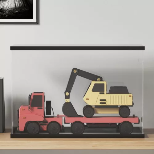 vidaXL átlátszó akril kiállító doboz 56 x 36 x 37 cm