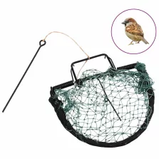 vidaXL zöld acél madárcsapda 20 cm