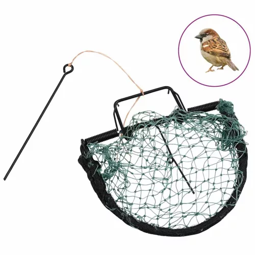 vidaXL zöld acél madárcsapda 20 cm