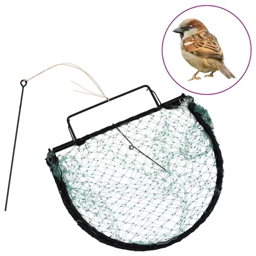 vidaXL zöld acél madárcsapda 30 cm