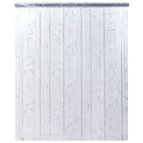 vidaXL matt bambusz mintás PVC ablakfólia 45 x 500 cm