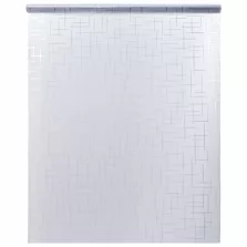 vidaXL matt csillagmintás PVC ablakfólia 90 x 500 cm