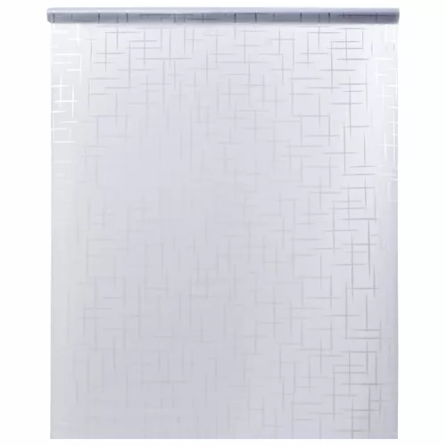 vidaXL matt csillagmintás PVC ablakfólia 90 x 500 cm